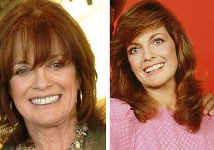 Linda Gray sem er 68 ára gömul eldist vel.