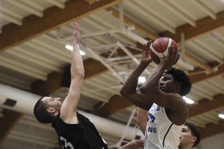 Seth Christian Leday tryggði Stjörnunni dramatískan sigur. 