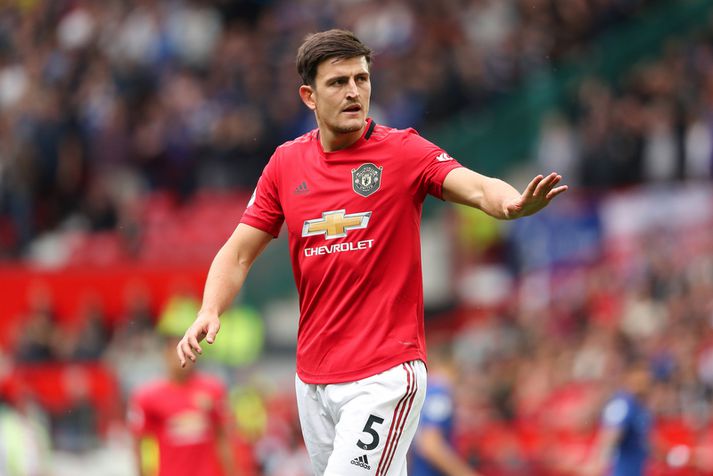 Harry Maguire í fyrsta leiknum með Manchester United.