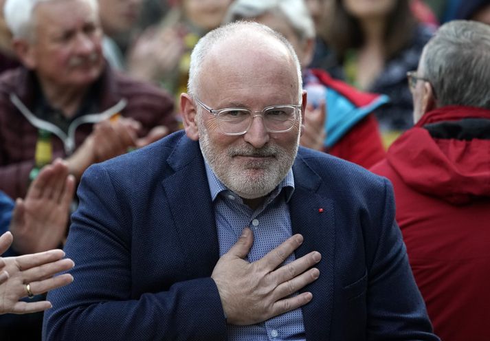 Frans Timmermans hefur gegn embætti varaforseta framkvæmdastjórnar ESB frá 2014. Útlit er fyrir að áform um að hann verði forseti framkvæmdastjórnarinnar nái ekki fram að ganga.