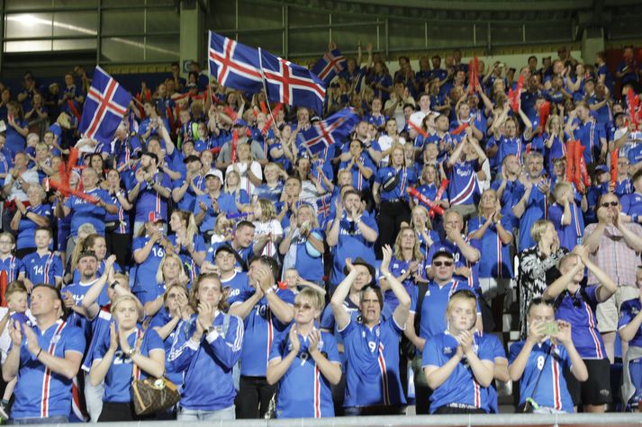 Fjöldi íslenskra stuðningsmanna var í Hollandi í sumar.