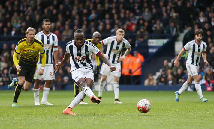 Berahino klúðrar öðru vítinu í dag.