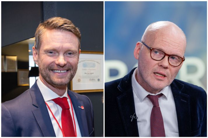 Magnús Árni Skjöld, formaður Evrópuhreyfingarinnar, og Haraldur Ólafsson, formaður Heimssýnar, eru afar ósammála um ágæti þess að Ísland gangi í Evrópusambandið.