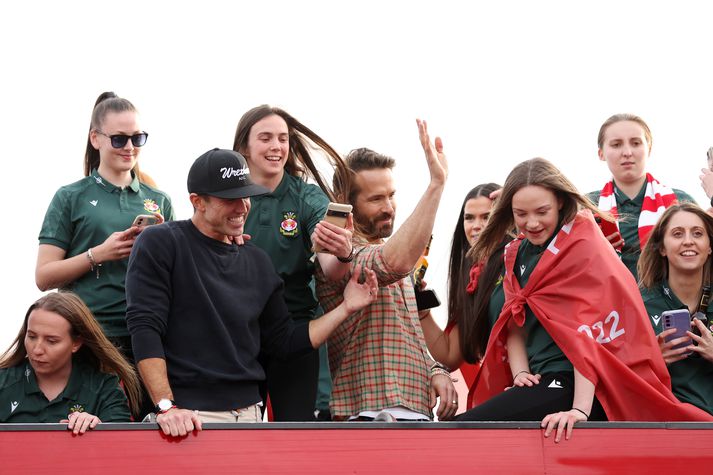 Ryan Reynolds og Rob McElhenney hafa verið áberandi sem eignendur velska liðsins Wrexham FC.