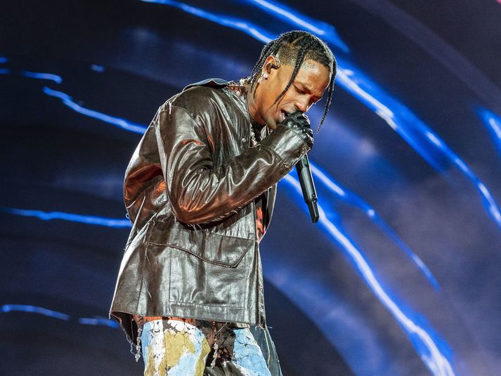 Travis Scott á Astroworld, tónlistarhátíðinni örlagaríku.