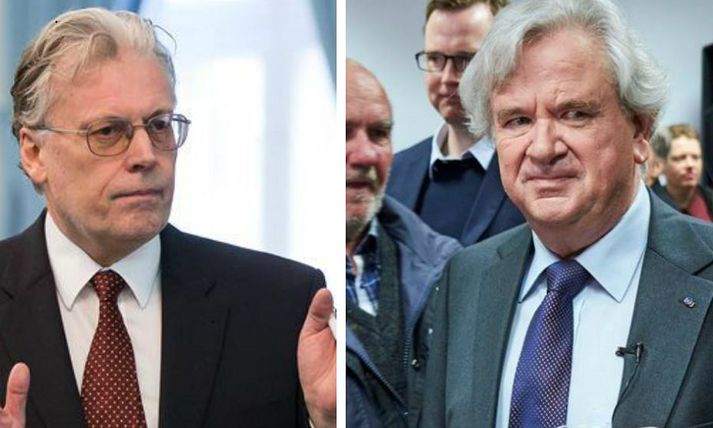 Ögmundur Jónasson og Davíð Oddsson.