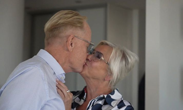 Þetta er í annað sinn sem hjónin berjast saman við krabbamein. 