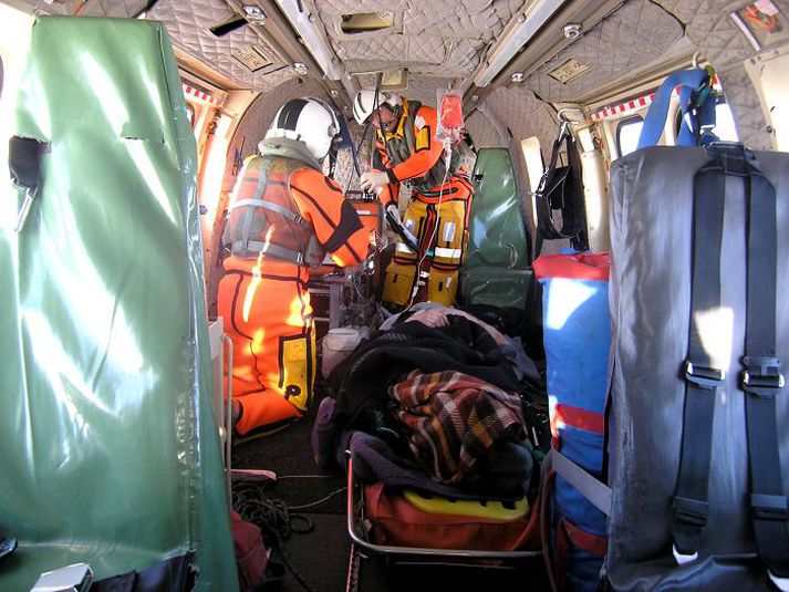 Landhelgisgæslan sinnti sjúkraflugi 89 sinnum í fyrra en Mýflug fór þá í 244 sjúkraflug. Fyrir það fékk Mýflug 296 milljónir króna.