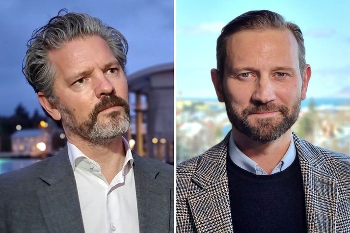 Dagur B. Eggertsson (t.h.) og Einar Þorsteinsson. Einar vill meina að Dagur hafi misskilið orð sín í dag.