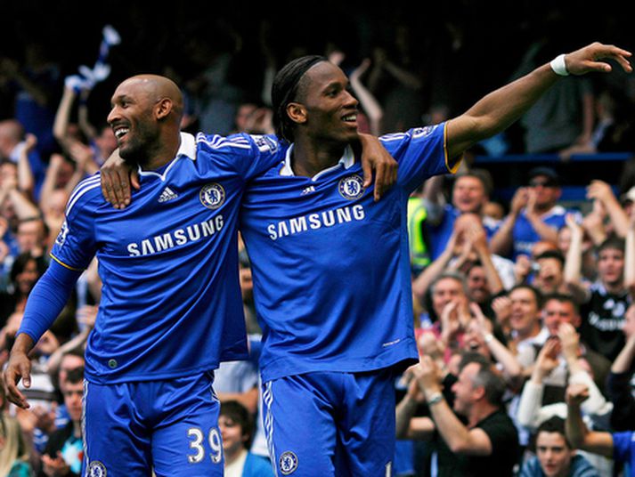 Nicolas Anelka og Didier Drogba.