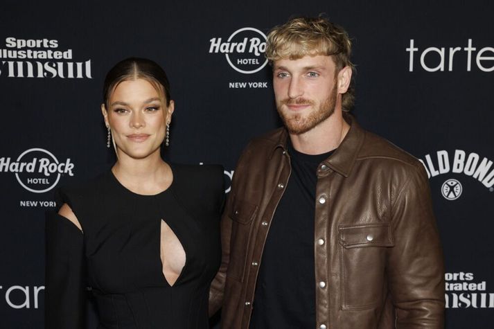 Logan Paul og Nina Agdal.