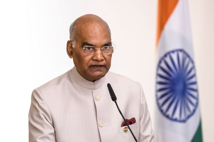 Ram Nath Kovind var kjörinn forseti Indlands fyrir tveimur árum. Hann er á leið til Íslands.