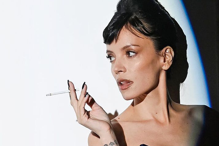 Lily Allen hefur sjaldan skinið skærar. 