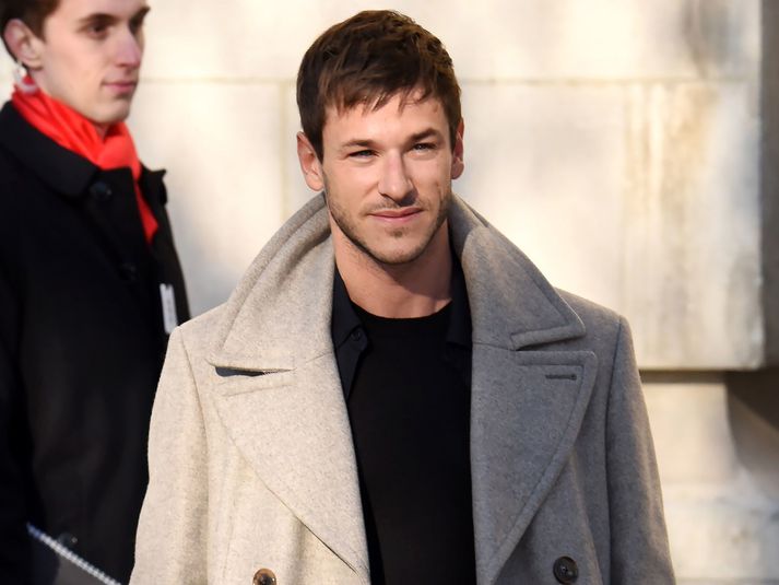 Gaspard Ulliel á tískuviku í París í janúar 2020.