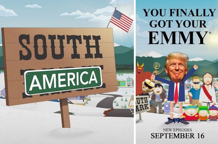 Höfundar South Park segjast hafa fengið innblástur vegna hugrekkis forsvarsmanna Apple og Google.