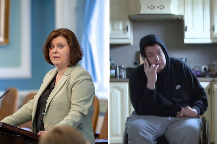 Ásthildur Lóa er fyrsti flutningsmaður frumvarpsins. Mál Jakubs er tekið sem dæmi í frumvarpinu.