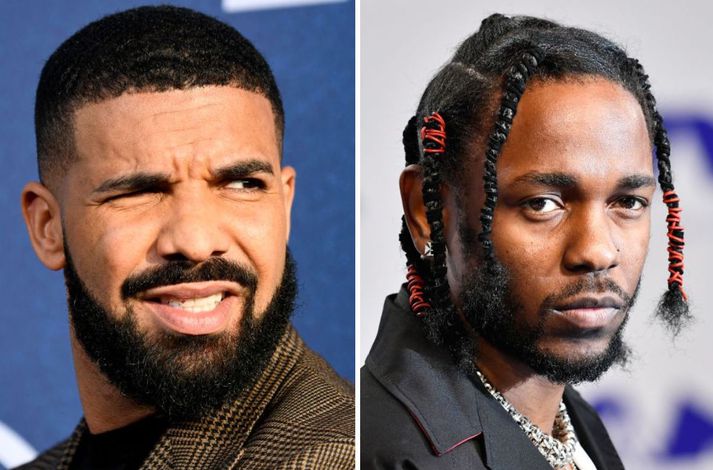 Drake og Kendrick Lamar keppast um að semja lög um hvor annan, en markmið beggja er að mála hinn upp í sem verstu ljósi.