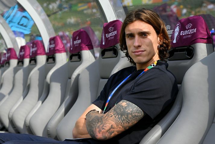 Riccardo Calafiori verður væntanlega orðinn leikmaður Arsenal áður en langt um líður.