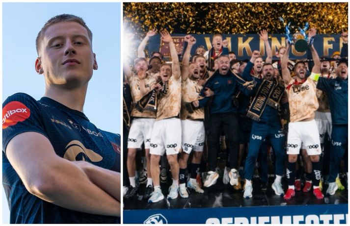 Hilmir Rafn Mikaelsson varð norskur meistari á fyrsta tímabili með Viking FK.