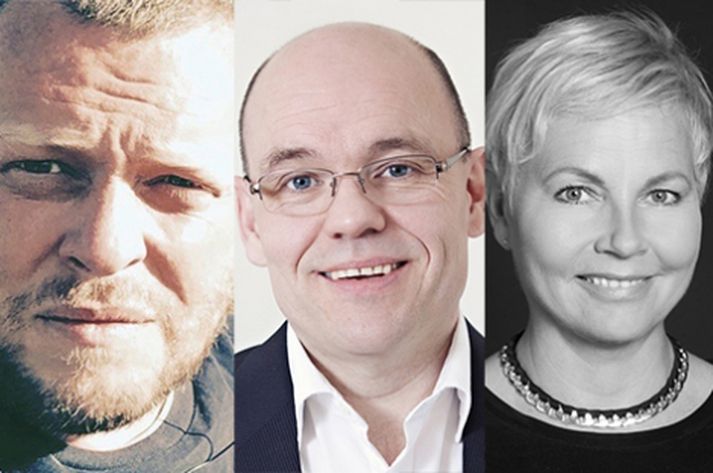 Ragnar Þór Pétursson, Ólafur Loftsson og  Guðríður Arnardóttir.