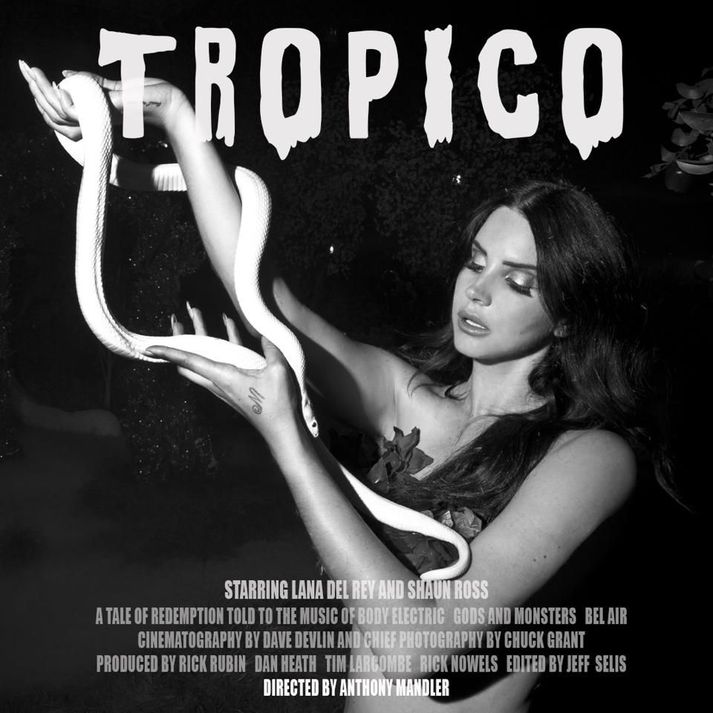 Plakat stuttmyndarinnar Tropico