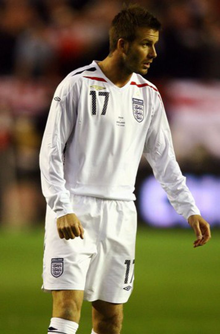 David Beckham vantar enn 40 landsleiki í að ná leikjafjölda Þjóðverjans Lothar Matthäus