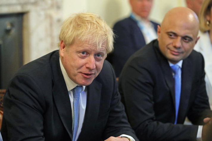 Sajid Javid og Boris Johnson