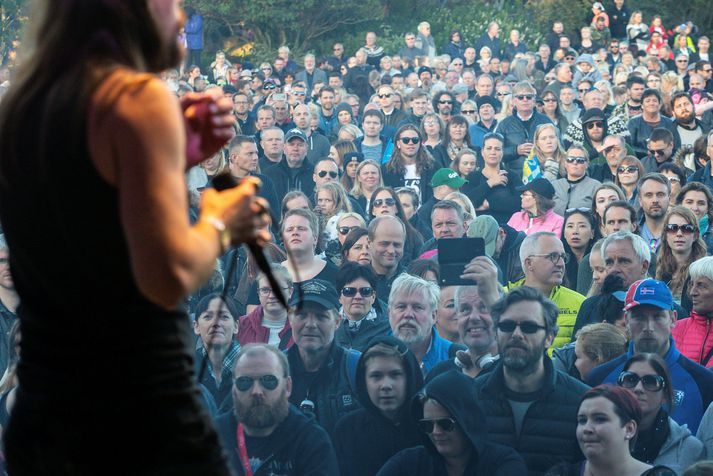 Frá tónleikum Bylgjunnar á Menningarnótt 2018. 