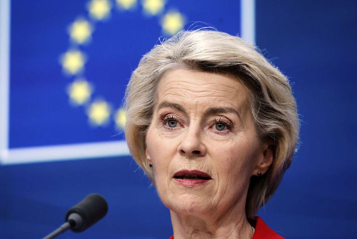 Ursula von der Leyen hefur verið forseti framkvæmdastjórnar ESB frá 2019.