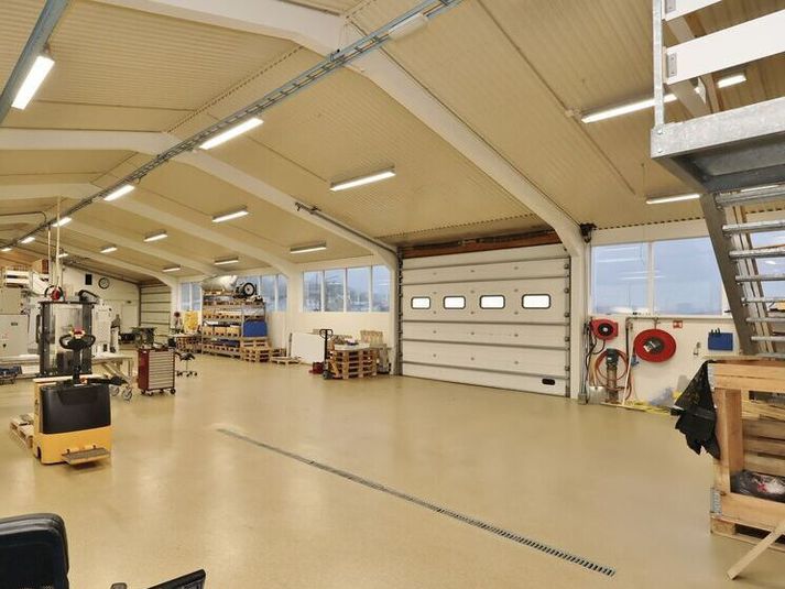 Frá verkstæði Vélfags að Múlavegi 18 á Ólafsfirði sem nú hefur verið selt með fyrirvara.