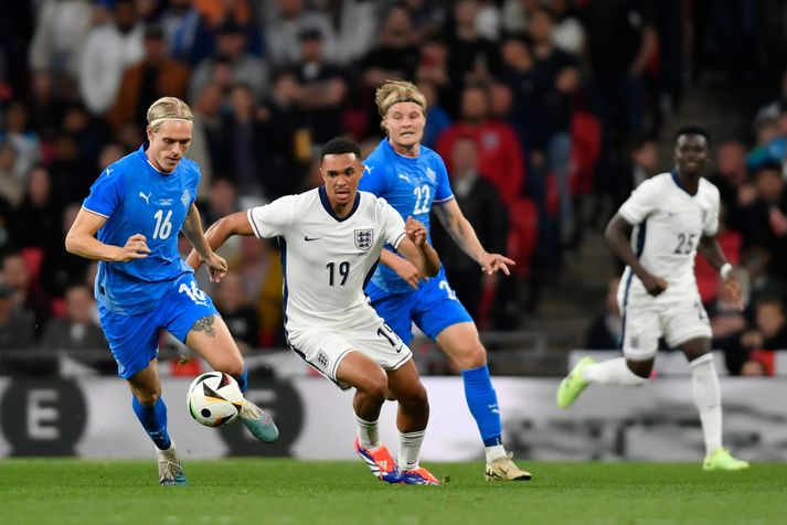 Trent í vináttuleiknum gegn Íslandi á Wembley. Ísland vann 1-0.