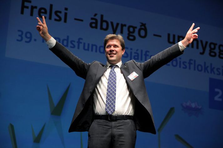 Bjarni Benediktsson.