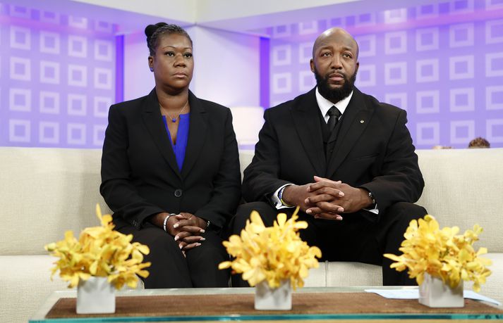 Sybrina Fulton og Tracy Martin.