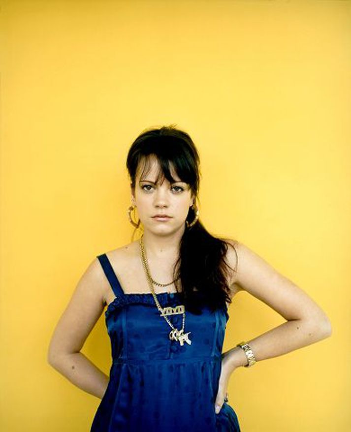 Lily Allen fékk hjálp frá Moss.