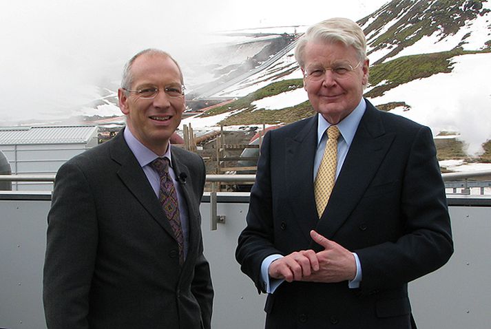 Charles Hodson og Ólafur Ragnar Grímsson.