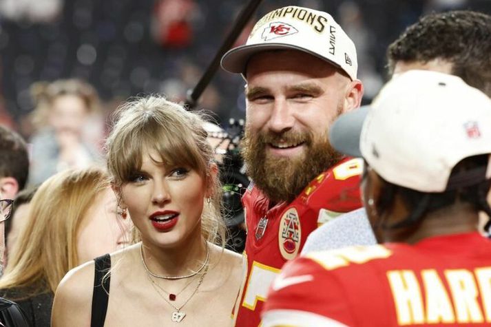 Taylor Swift og Travis Kelce hafa verið saman fra haustinu 2023.