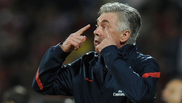 Carlo Ancelotti, þjálfari franska liðsins Paris Saint-Germain.
