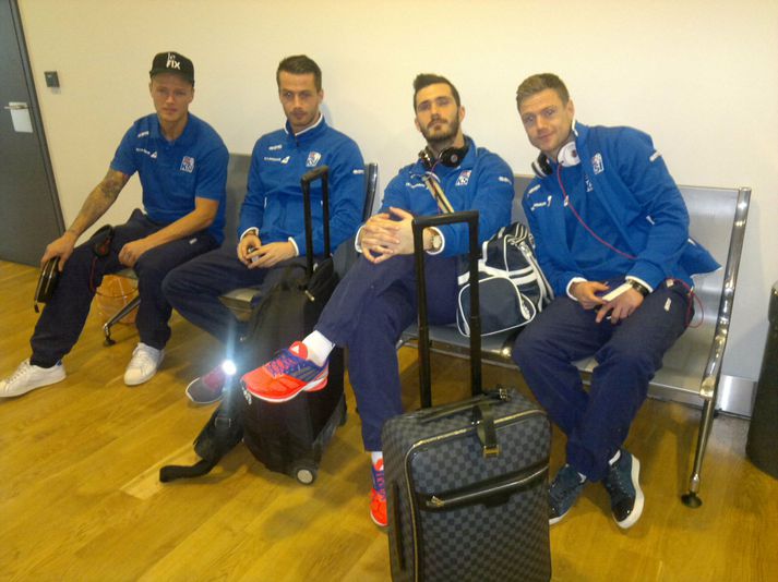 Ragnar Sigurðsson, Sölvi Geir Ottesen, Haraldur Björnsson og Arnór Smárason.