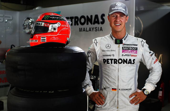Michael Schumacher keppti fyrir Mercedes á lokaárum sínum í Formúlu 1.