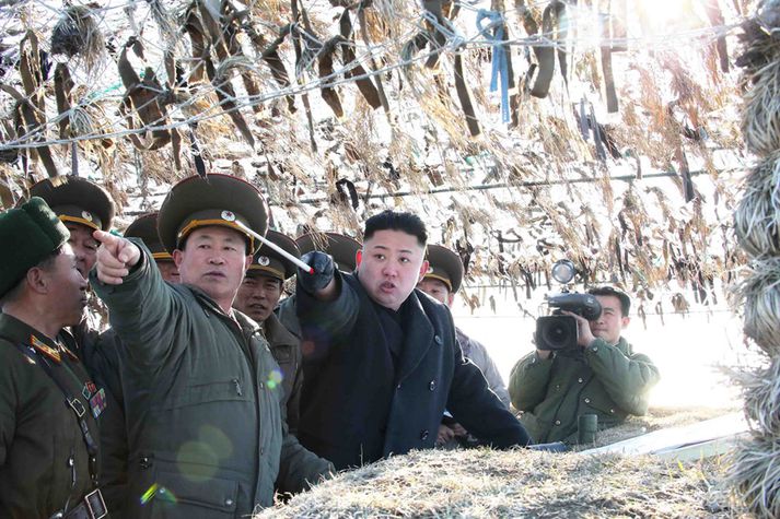 Kim Jong-Un, leiðtogi Norður -Kóreu, hefur átt í ítrekuðum hótunum við Suður-Kóru og Bandaríkin.