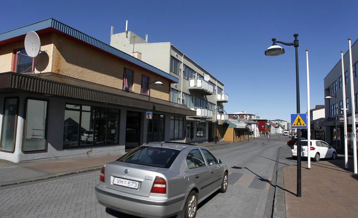 Hafnargata í Reykjanesbæ.