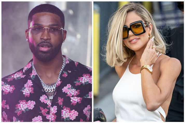 Tristan Thompson og Khloé Kardashian voru trúlofuð þegar Tristan barnaði aðra konu á síðasta ári.