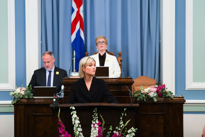 Kristrún Frostadóttir forsætisráðherra flutti í kvöld stefnuræðu fyrir komandi þingvetur.