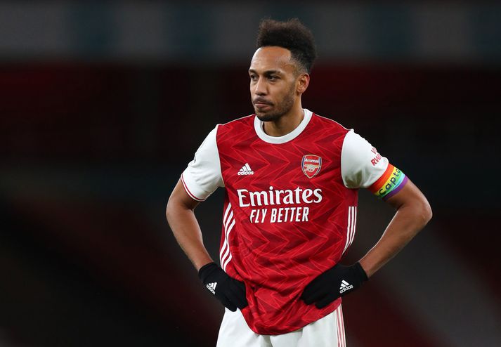 Aubameyang er á varamannabekk Arsenal í dag.