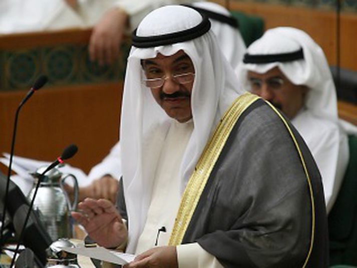 Sheikh Nasser al-Mohammad al-Sabah, forsætisráðherra í Kuwait ræddi málin við olímálaráðherrann.