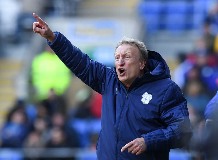 Warnock í leiknum gegn Bristol um helgina.