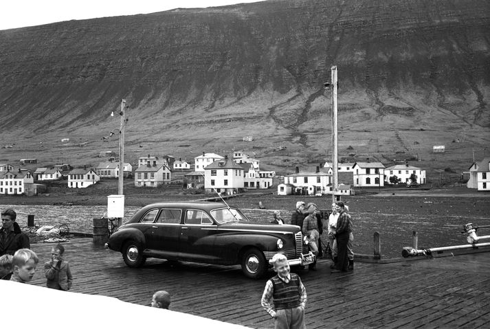 Bryggjan á Þingeyri í ágúst 1951.