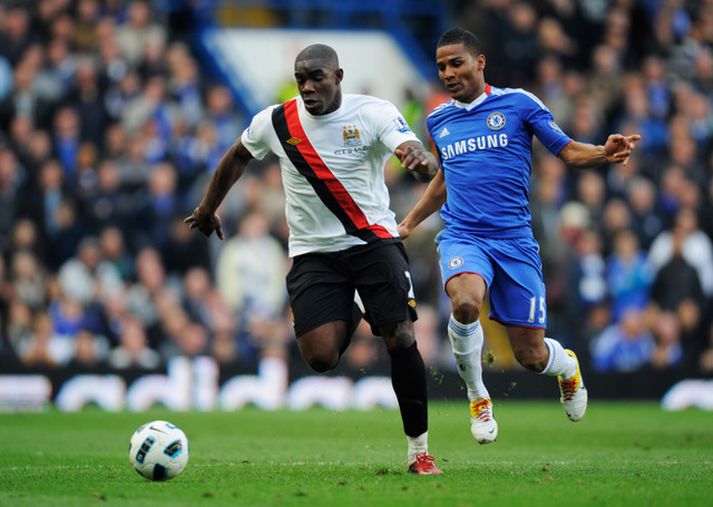 Micah Richards í leik með City.