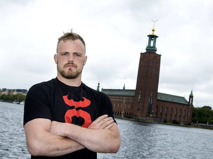 Gunnar Nelson undirbýr sig fyrir bardagann gegn Rick Story í Stokkhólmi.