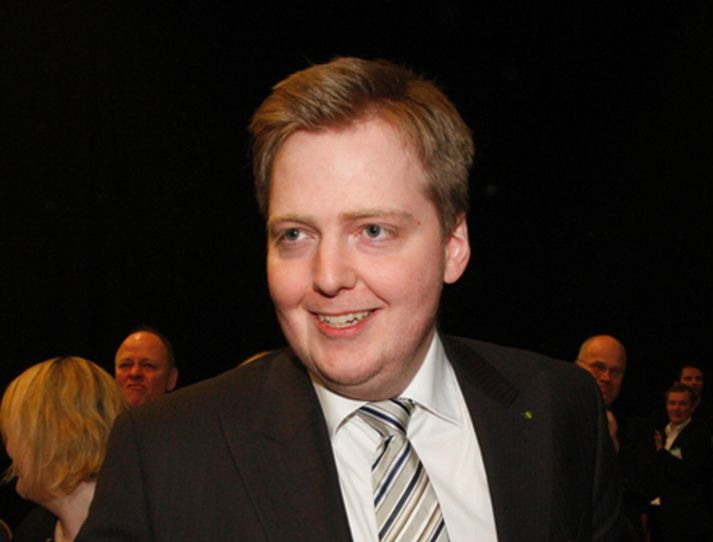 Ólína gerði tengsl Sigmundar Davíðs við viðskiptaferil föður hans að umtalsefni. Mynd/ Anton Brink.
